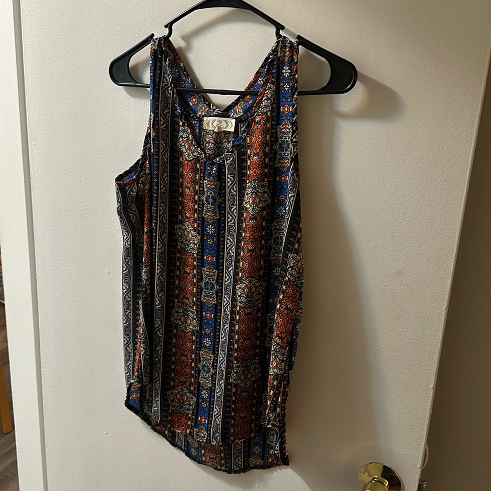 Patterned Tank Top